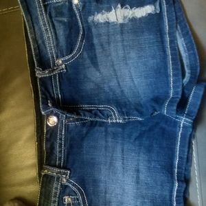 Junior girls denim shorts